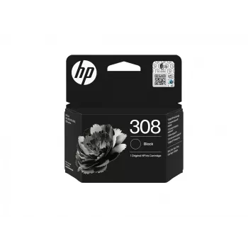 HP 308 čierna originálna atramentová kazeta
