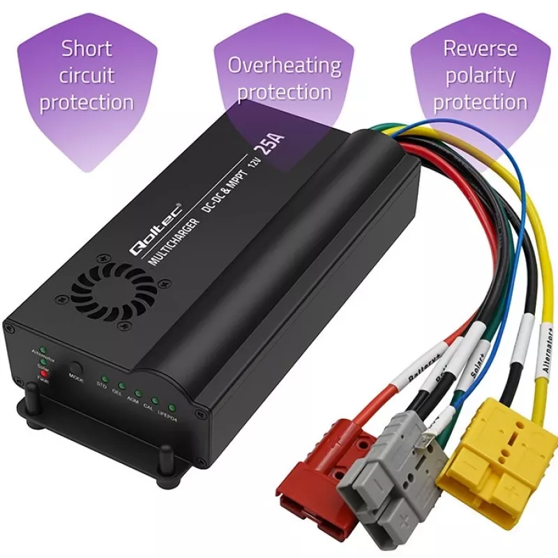 Auto nabíjačka DC-DC 12V s MPPT reguláciou 25A