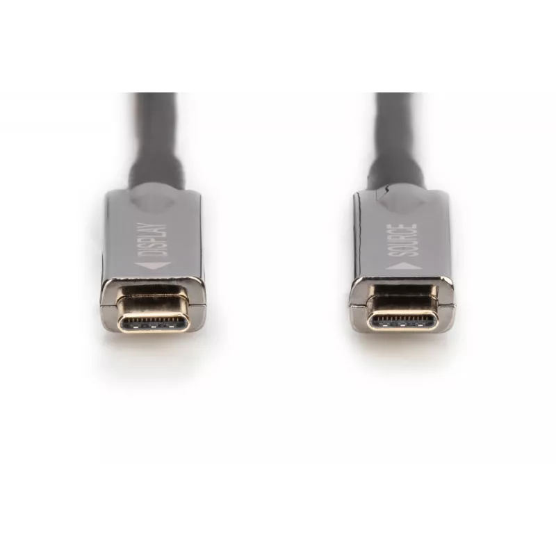 DIGITUS USB-C AOC AV prepojovací kábel 10m 4