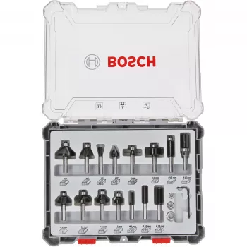 Bosch 2 607 017 472 sada fréz, 15 dielov, 8 mm stopka