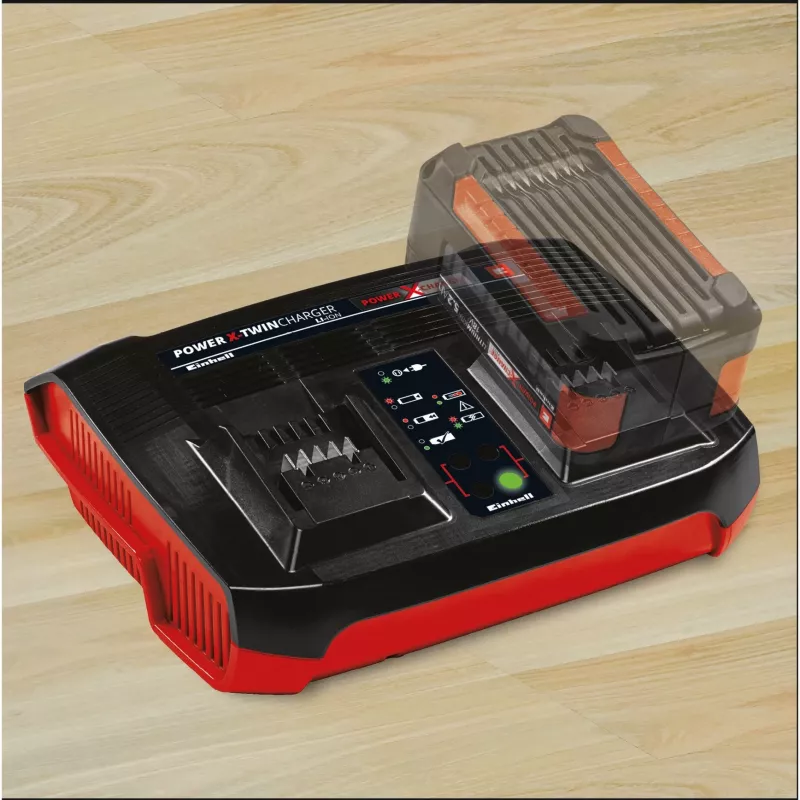 Einhell Power-X-Twincharger 3 A nabíjačka batérií pre interiér čierna - červená (4512069)