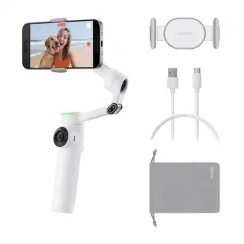 Insta360 Flow 2 Pro AI Tracker Stabilizer Bundle (biela)