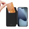 Nevox Vario Series Knižkové puzdro pre iPhone 17 Pro, čierne