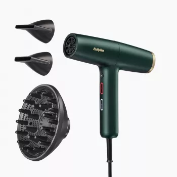 BaByliss Air Power Pro fén na vlasy 1700 W zlatá, zelená
