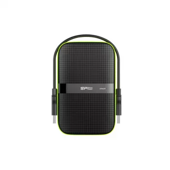 SILICON POWER Armor A60 - pevný disk - 5TB - externý (prenosný) - 2.5 (6,4 cm) - USB 3,1 Gen 1 - čierny (SP050TBPHDA60S3K)