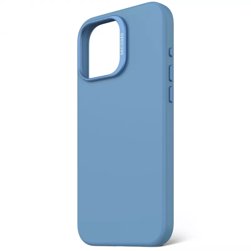 Decoded D25IPO16PMBCS9AE AntiMicrobial silikónový zadný kryt pre iPhone 16 Pro Max, svetlomodrý