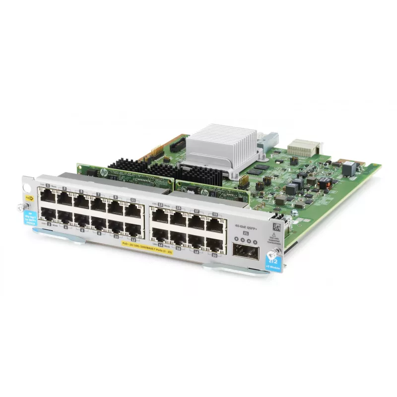 20-portový PoE+ MACsec switch modul HPE J9992A