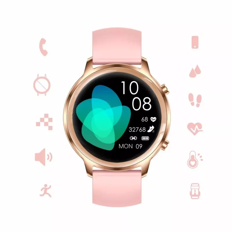 Smartwatch Manta Kelly 3,35 cm ružová
