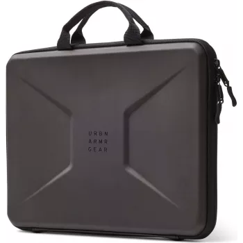 Puzdro na notebook UAG Shock Sleeve Civilian pre 13–14 palcov MacBook, čierne — ochranné puzdro z neoprénu