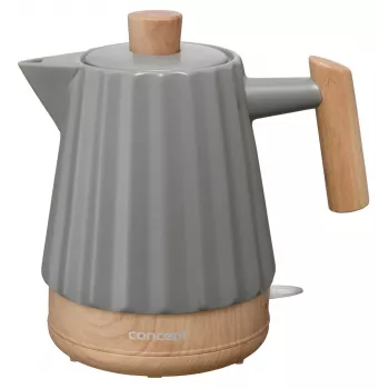 Concept RK0092 keramická kanvica 1,5 l tmavosivá