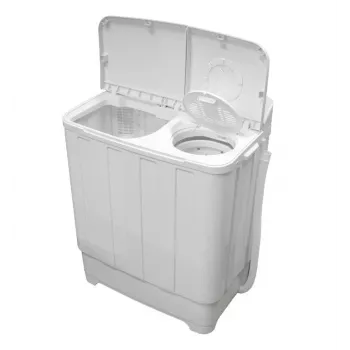 Poloatomatická práčka Ravanson XPB-800 — kapacita 7,5 kg, 1400 ot/min, vrchná plnenie, biela