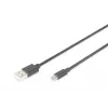 Assmann USB 2.0 prepojovací kábel. typ A - Micro B M/M. 1,0 m. USB 2.0 kompatibilný. UL. bl (AK-300110-010-S)