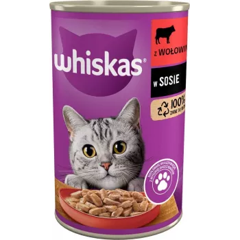 Whiskas hovädzie v omáčke 400 g