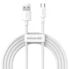 USB-A na Micro-USB-B kábel Baseus TZCAMZJ-02 1,5 m biely