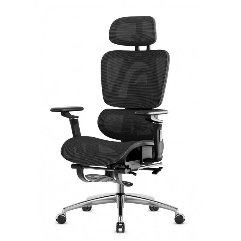 Kancelárska stolička mark adler Expert 7.9 čierna – ergonomická otočná stolička, čierna látka, model MA-EXPERT 7.9 čierna