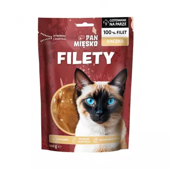 Maškrta pre mačky Pan Mięsko Kačacie filé 100 g