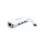 TRENDnet TU3-ETGH3 adaptér USB 3.0 na Gigabit Ethernet s 3-portovým USB hubom