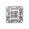 Digitus DN-9006-N sieťová zásuvka CAT 6, trieda E, tienená, na povrchovú montáž, biela
