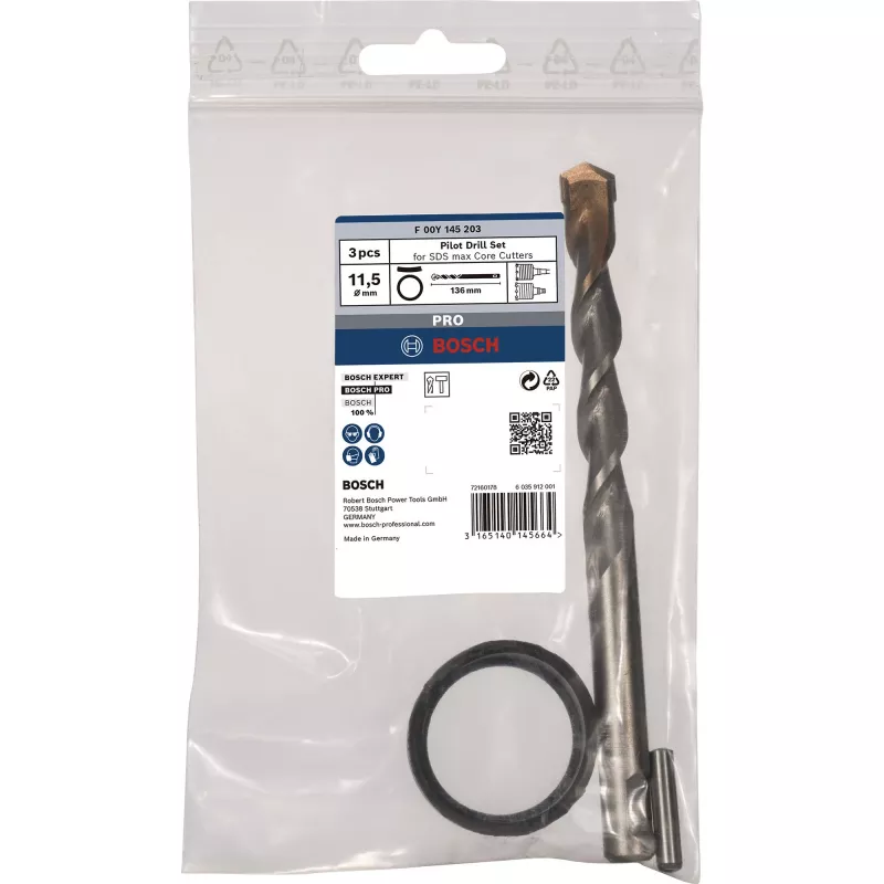 Bosch F 00Y 145 203 HM-CT stredový vrták pre SDS-max-9 CoreCutter, 11,5 mm, dĺžka 136 mm