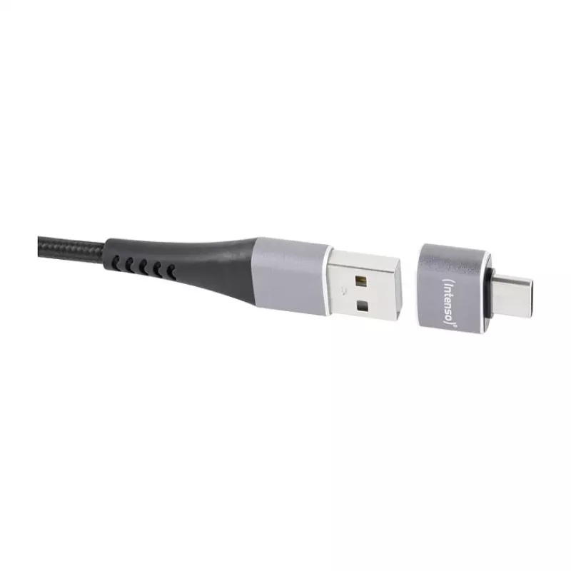 Intenso 3-balík USB adaptér USB-A -> USB-C C480C Hliník