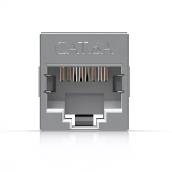 Inline RJ45 spojka UBIQUITI UACC-RJ45-COUPLER-C6A kompaktná – RJ45 Cat6A inline spojka