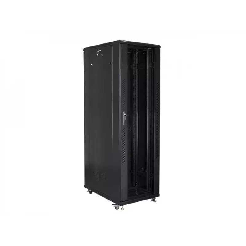 Lanberg | 19-palcová voľne stojaca rack skriňa 42U/800x1000 (Flat Pack) | FF01-8042-12B | čierna