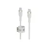Belkin BOOSTCHARGE PRO Flex USB kábel 3 m USB 2.0 USB C biely (CAB011BT3MWH)