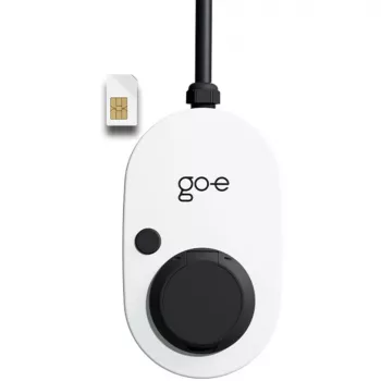 Charger Gemini 2.0, 22 kW (32A 3-fázový), wallbox biela/čierna, bez kábla, 4G/LTE