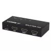 HDMI video rozbočovač SAVIO CL-42 — 2x HDMI výstupy, 1920x1080, 36-bitová farba, kovové puzdro, 5V/1A