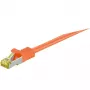Sieťový kábel Goobay 91588 RJ-45 Cat7 1 m oranžový