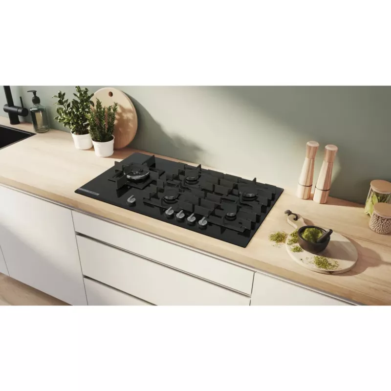 Bosch Serie 8 PRS9A6H40 varná doska čierna vstavaná 90 cm plynová 5 zón