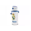 Detská hliníková športová fľaša s náustkom KIDS 600 ml – dizajn Real Madrid