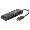 DeLOCK USB2.0 čítačka kariet USB Type-C samec 5 slotov - čítačka kariet - All-in-one (Multi-Format) - USB-C (91739)