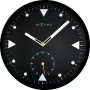 Nástenné hodiny NeXtime 3049 Serious Black, Ø32 cm, čierna