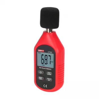 Merač hladiny hluku UT353, rozsah 30–130 dB, frekvencia 31,5 Hz–8 kHz