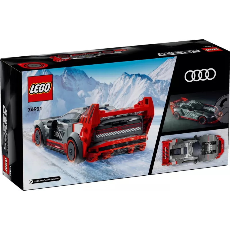 LEGO Speed Champions 76921 Audi S1 E-Tron Quattro pretekárske auto stavebnica