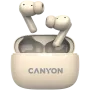 Canyon CNS-TWS10BG slúchadlá a headset True Wireless Stereo (TWS) In-Ear pre hovory/hudbu/šport/každodenné použitie USB Type-C Bluetooth béžová (CNS-TWS10BG)