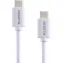 ADATA CACC-100PN-WH USB kábel USB 2.0 1 m USB C biely