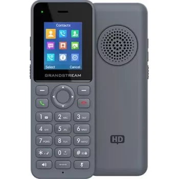 IP telefón Grandstream DP725 bezdrôtový mikrotelefón, sivý, 1,8