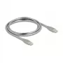 USB kábel DeLOCK 81259 1m USB-C na USB-C USB 2.0 strieborný
