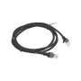 Sieťový kábel Lanberg PCU6-10CC-0150-BK RJ-45 Cat6 1,5 m čierny