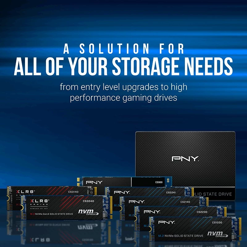 SSD PNY CS2241 M.2 NVMe PCIe 4.0 1 TB – čítanie 5100 MB/s, zápis 3200 MB/s