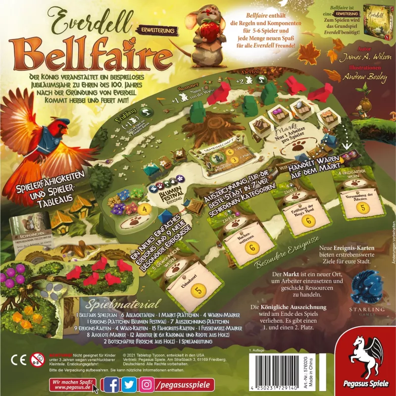 Everdell: Bellfaire, rozšírenie stolovej hry