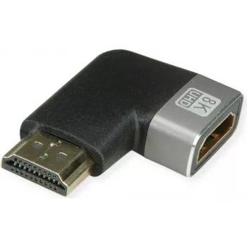ROLINE HDMI 8K adaptér 90° uhlový konektor samec/samica - adaptér (12.03.3251)
