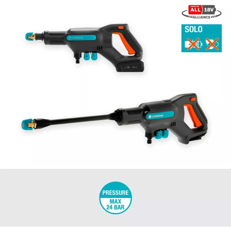 Tlakový čistič Gardena AquaClean 24/18V P4A