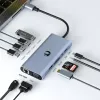 USB-C 11-in-1 adaptér Hawk HW-HUB1101 — multiport hub s 11 portami