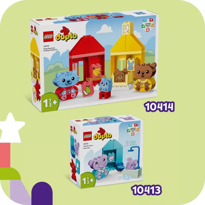 LEGO DUPLO Moje prvé denné rutiny: jedlo a spánok 10414
