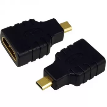 HDMI gender changer HDMI D na HDMI A LogiLink AH0010 čierny