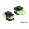 Keystone kryt DeLOCK 86806 čierny pre optický spoj 10 ks