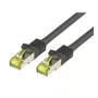 Sieťový kábel M-Cab CAT7 S-FTP PIMF RJ-45 3m čierny